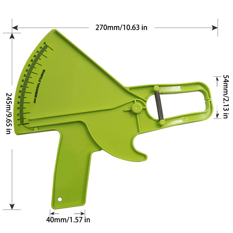 Тестер Жира В Организме 0-80 Мм Инструмент Для Измерения Штангенциркуля Складная
