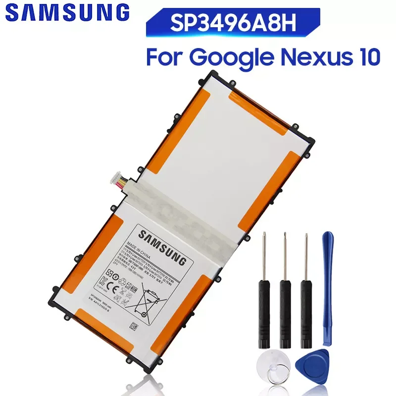 

Original Replacement Battery For SAMSUNG Google Nexus 10 GT-P8110 HA32ARB Tablet Battery SP3496A8H SP3496A8H(1S2P)