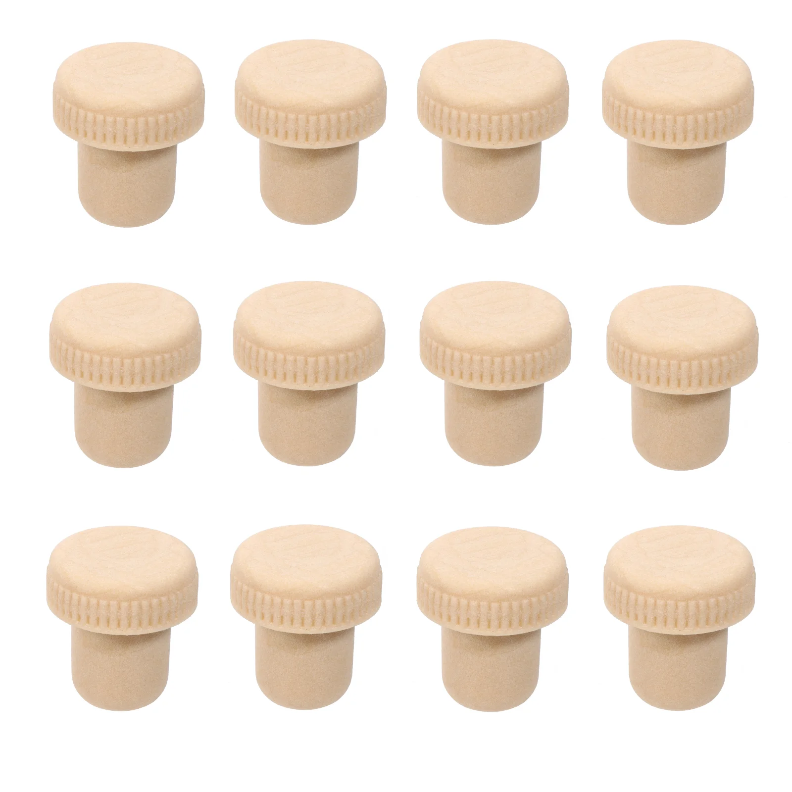 

12 Pcs Decorative Sealer Stopper Corks Crafts Test Tubes Stopper Beer Bottle Corks Cork