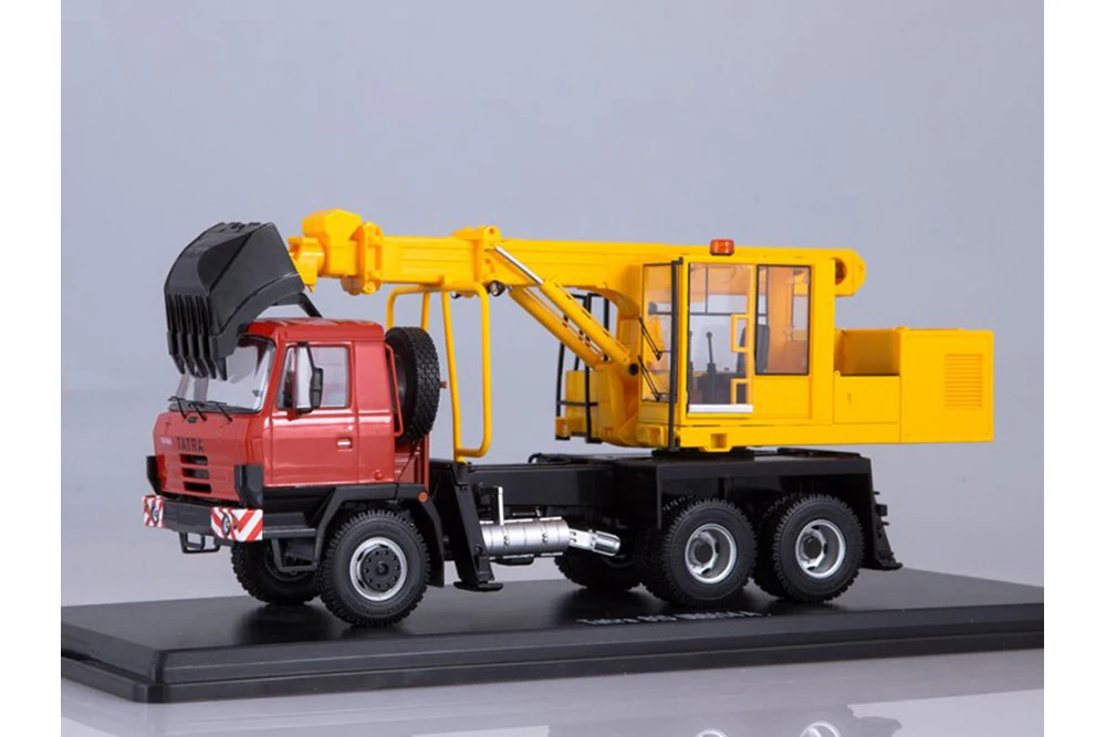 TATRA 815 UDS-114A EXCAVATOR 1983-2020 YELLOW/RED| ЭКСКАВАТОР-ПЛАНИРОВЩИК (НА ШАССИ TATRA-8 |