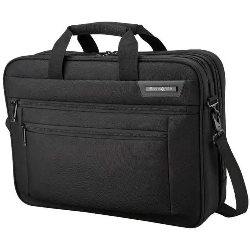 

Color Stylish, Black Color Classic 2 Compartment Laptop Bag - SML1412721041 - Durable and Comfortable