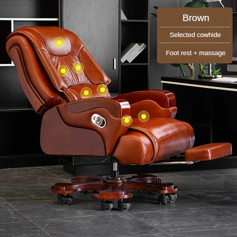 

Ergonomic Gaming Vanity Boss Recliner Office Chair Leather Nordic Chair Rocking Rolling Design Silla Escritorio Barber Chairs