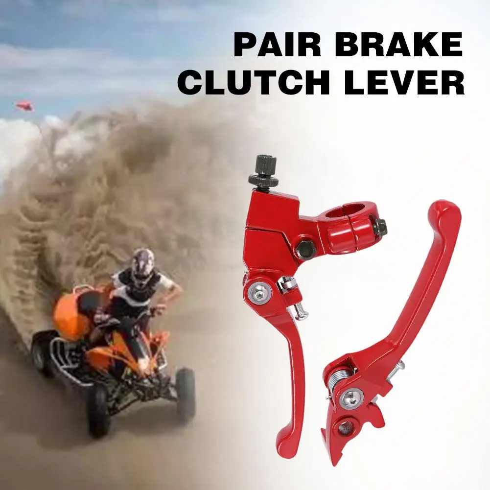 Складной алюминиевый рычаг тормоза на руль 22 мм 7/8 дюйма для мотоциклов 50cc 110cc 125cc