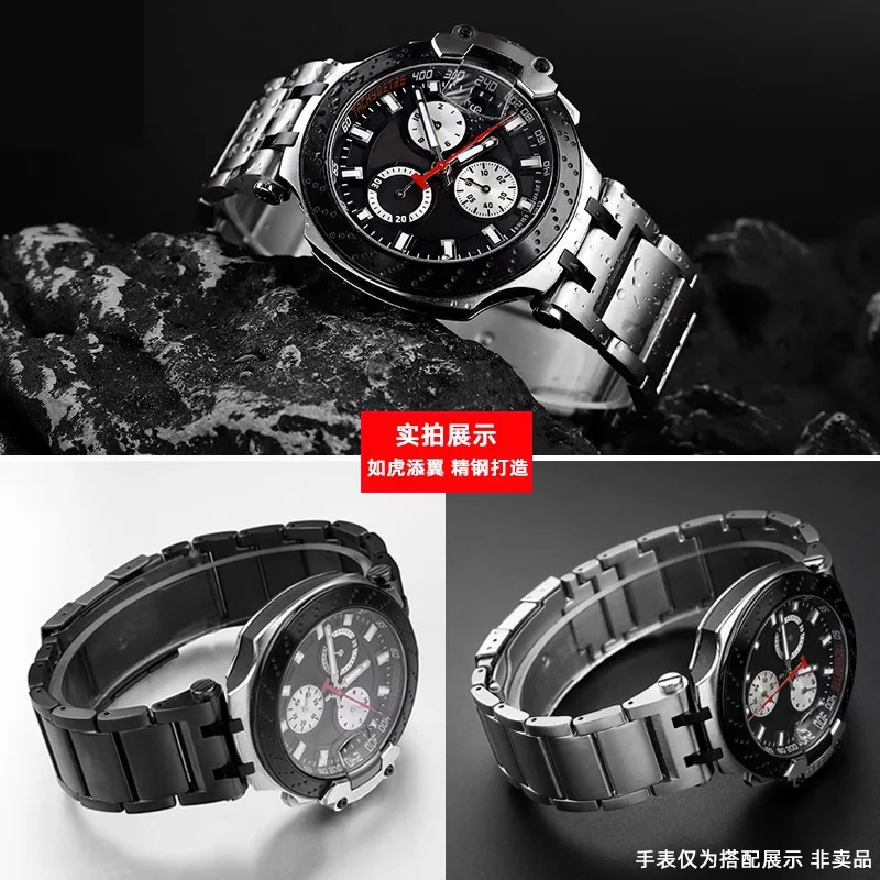 Фото Moto GP Титановая алюминиевая цепочка для часов для Tissot Racing T115 Series, ремешок T115.417, 22 мм, мужской ремешок для часов с инструментами №3