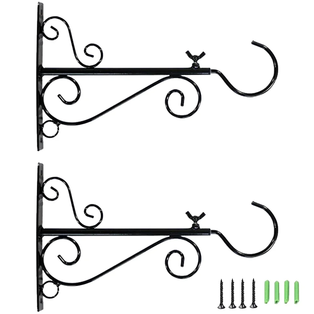 Железный S-образный Крючок Кормушка Для Птиц Регулирующая Настенная Подставка