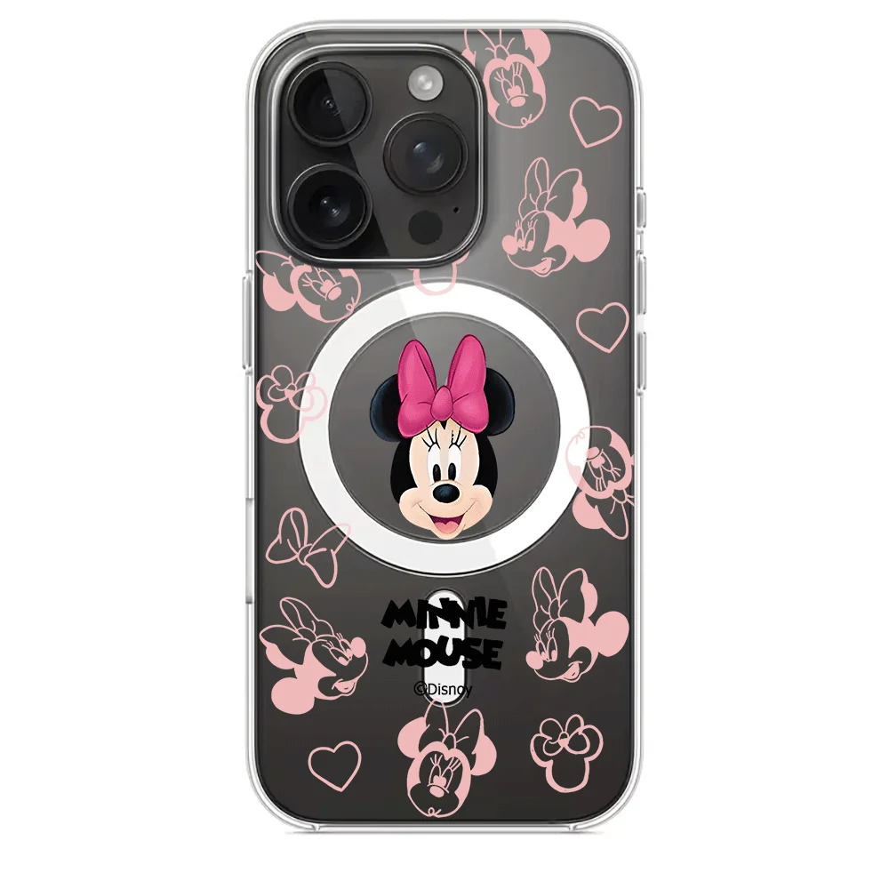 Фото Чехол для телефона Disney с Минни Маус и Микки Маус для iPhone 17, 16, 15, 14, 12, 11, 13 Pro Max, iPhone 16, 15, 14 Plus, 17 Air, 17E, 16E №2