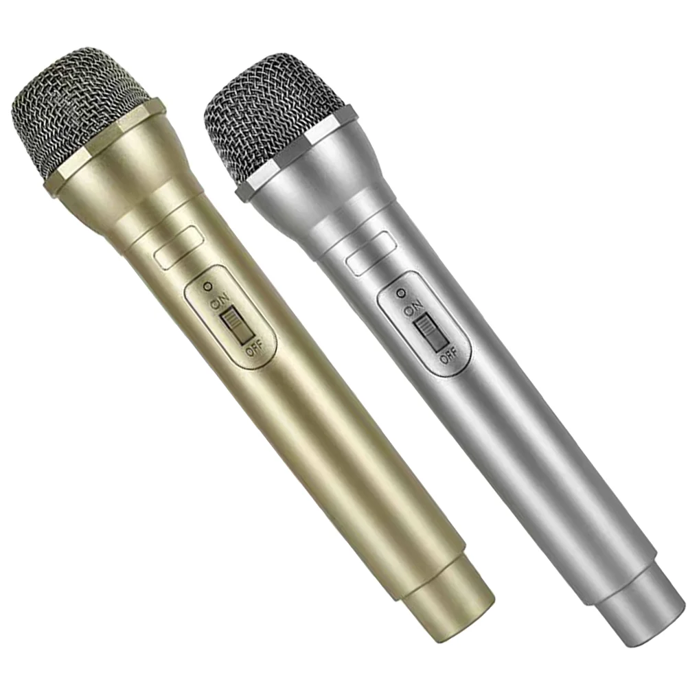 

Simulated Microphone Kids Microphones Portable Playthings Fake Training Gifts Role Toys Pretend Party Toddlers