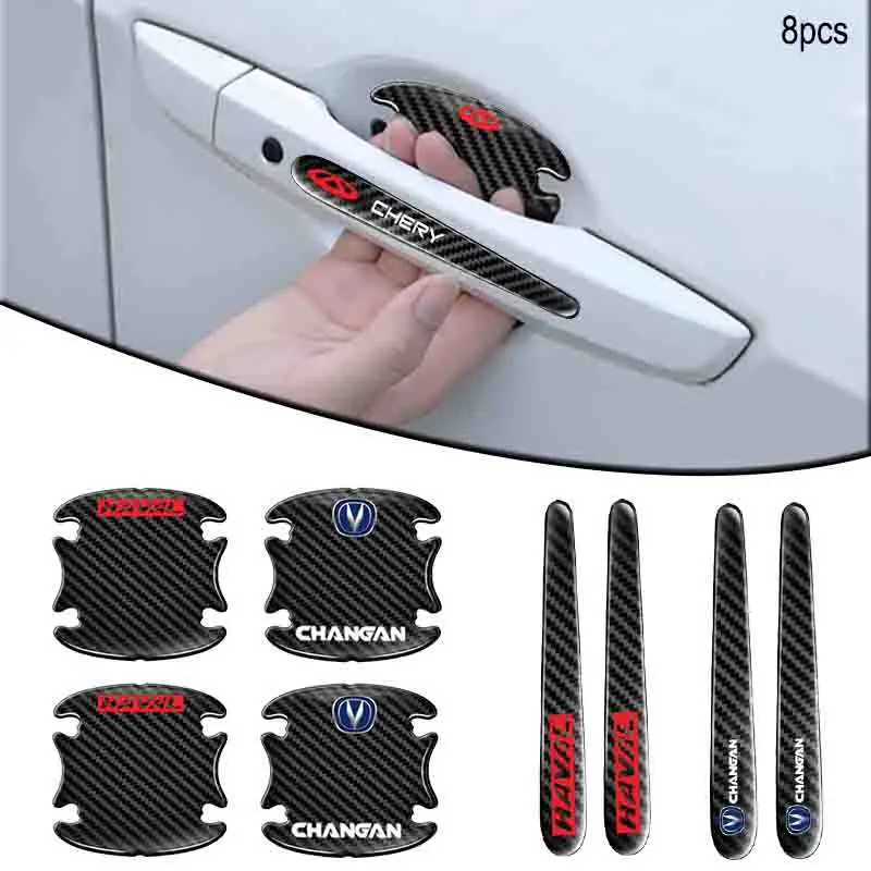 

8pc Car Door Handle Wrist Protection Sticker Film for Toyota C-hr Prado Rav4 Yaris Hilux Prius Avensis Corolla Camry Accessories