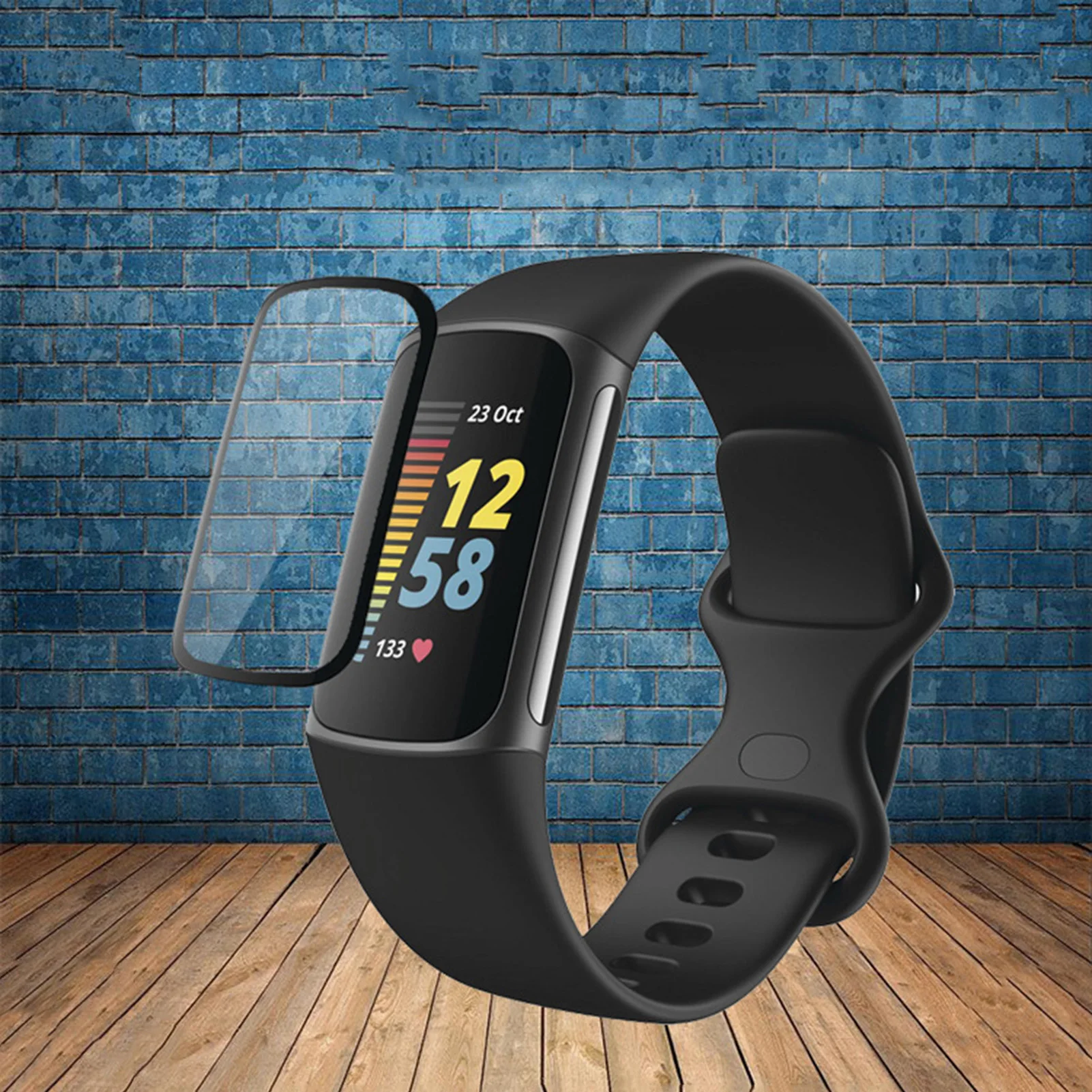 

Transparent HD Protective Film For Fitbit Charge5 Screen Protector Full Coverage Clear Film For Fitbit Charge 5 Accessories