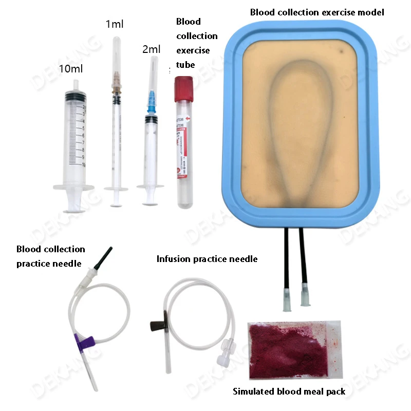

Модель для практики внутривенных инъекций, обучающая игла для рисования крови, практика кровеносных сосудов, прокол кожи, форма