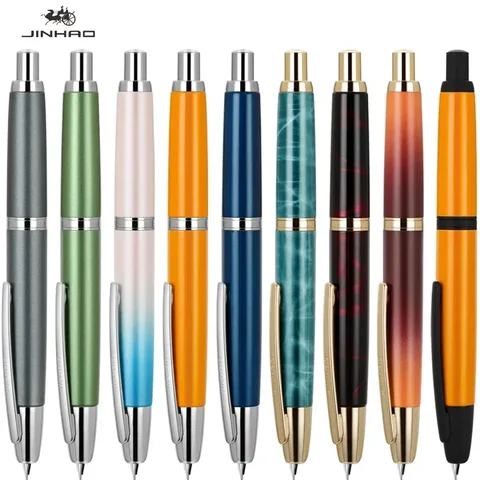 JINHAO 10 перьевая ручка  иридистое золото EF/F — фото товара