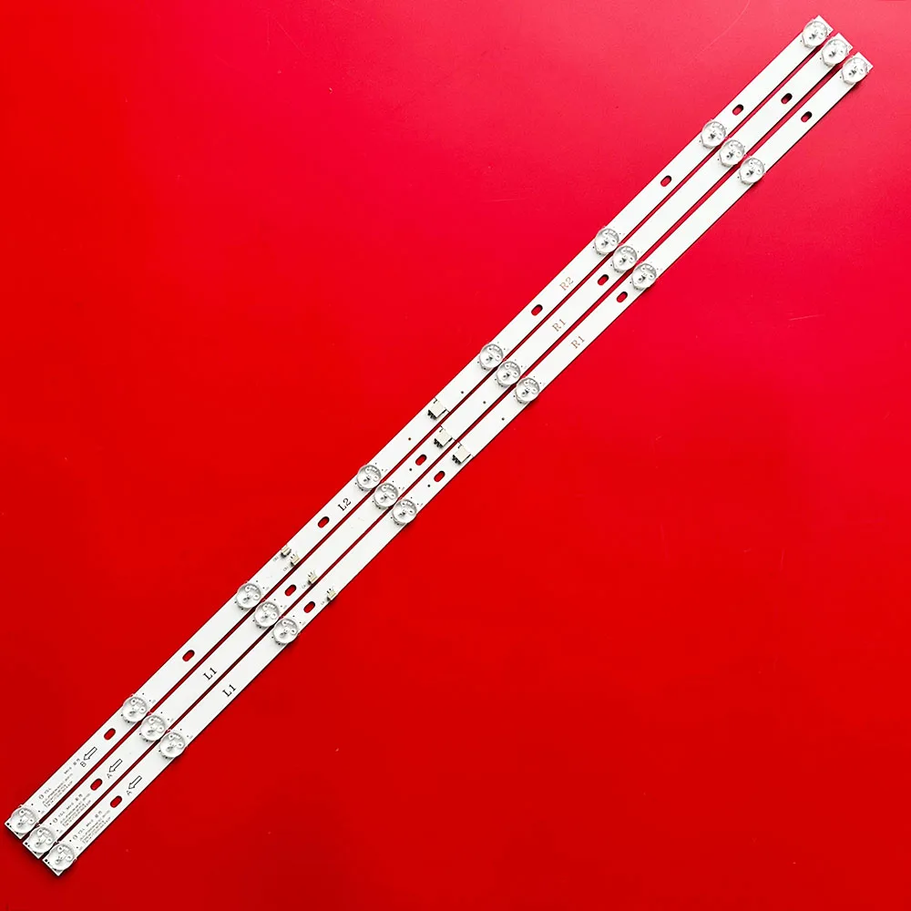 

3/15 шт. полосы светодиодной подсветки для JS-D-JP395DM-A81EC (80105) JS-D-JP395DM-B82EC (80105) K40DLJ12FS D40-M30 40BF400