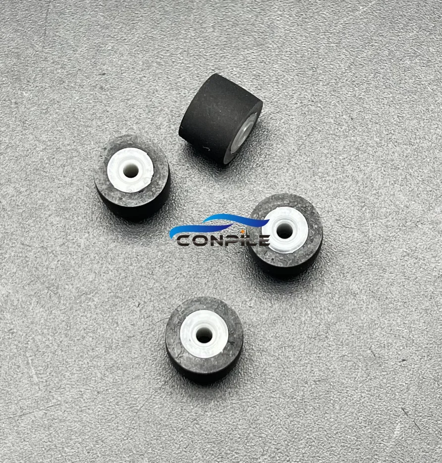 2pcs 10mmx8x2 wheel belt pulley rubber pinch roller for JVC Stereo player audio tape recorder cassette deck