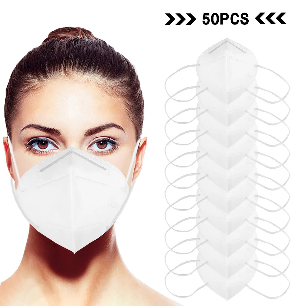 

10/15/20/50pcs Adult Face Mask Dust Mask Outdoor Masks Mascarillas Disposable Breathable Masque Jetables Maske Halloween Cosplay
