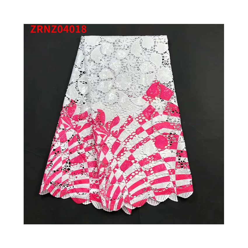 Популярная ручная работа африканская французская печать дышащая свадебная