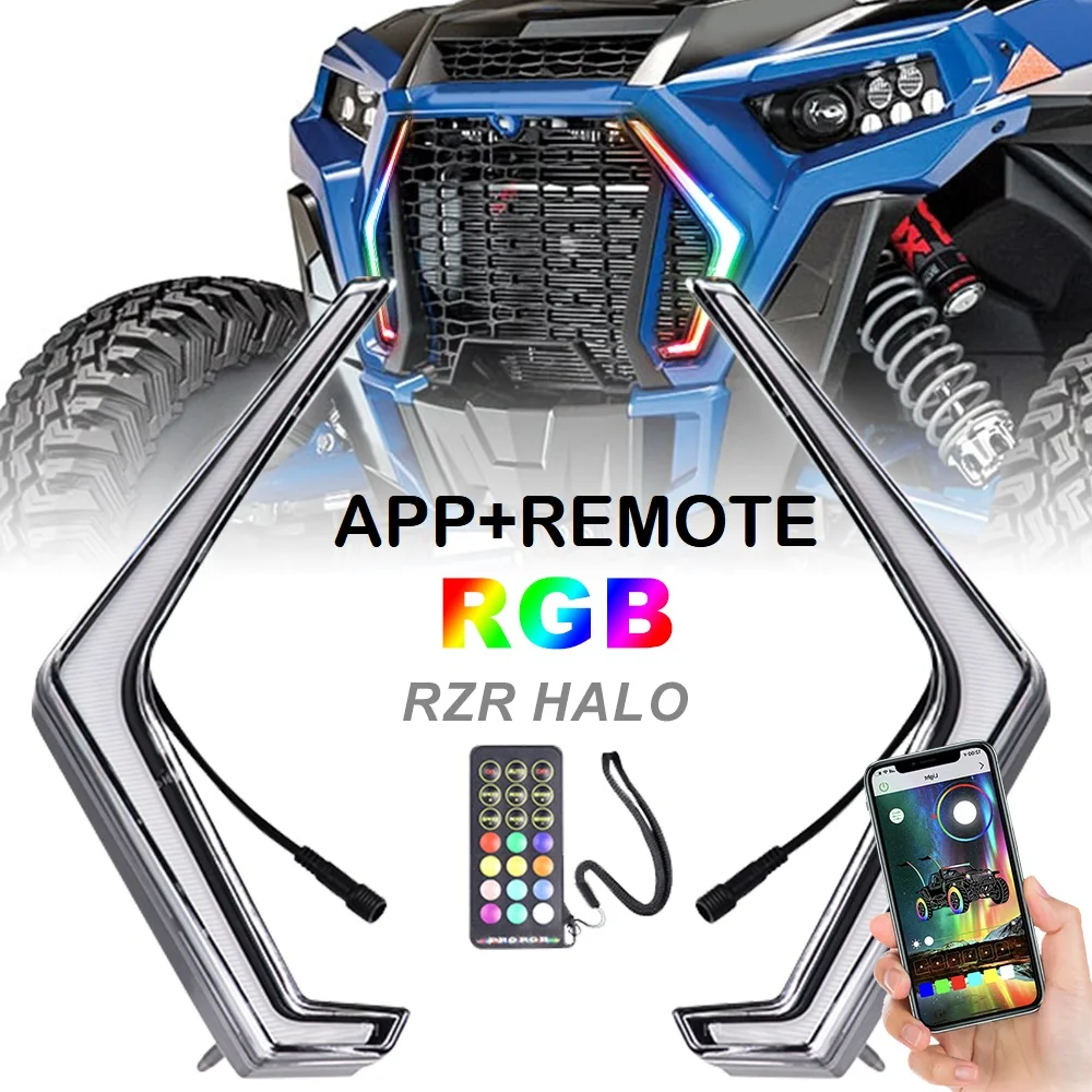 

12V IP67 5050SMD Remote APP Control RZR 1000 Turbo Turn Signals Polaris RZR Chase Lights