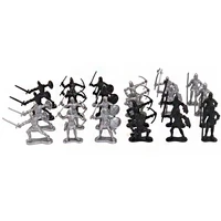 24pcsset simulation action figures roman medieval knights soldiermen classic archaic soldiers middle ages warriors toy
