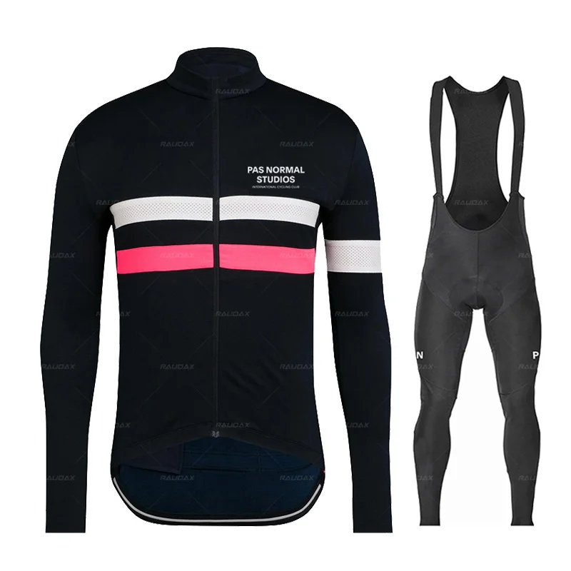 

2022 Pas Normal Studios Autumn Cycling Set PNS Long Sleeve Jersey MTB Maillot Riding Sportswear Road Bike Clothing Ropa Ciclismo