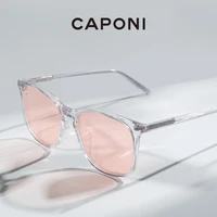 caponi classic oval sunglasses for women and men uv ray protected anti reflection sun glasses unisex fashion eyewear cp4387