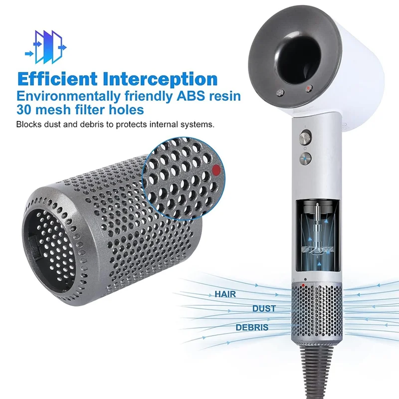 Крышка внешнего фильтра для Dyson HD01 HD03 HD08 пыленепроницаемый фильтр фена сетчатый