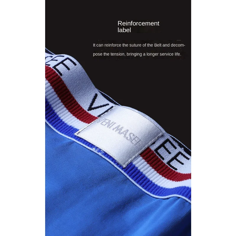 Antibacterial Underwear Men's Boxer Pistol-bullet-type Separation Scrotum Holder Testicle-raising Upper Lower Compartment Pants