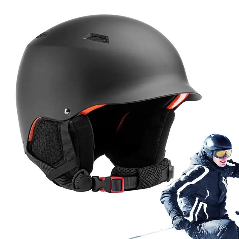 

Snowboard Helmets Adult Headpiece For Skating Shock Absorbing Breathable Riding Protectors With Soft Chin Pad For Commuting