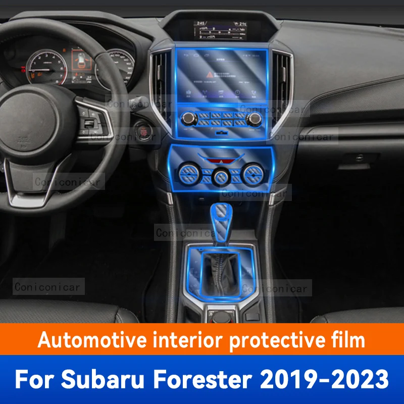 

Для Subaru Forester 2019-2023 Защитная пленка для салона автомобиля центральной консоли приборной панели наклейка против царапин аксессуары