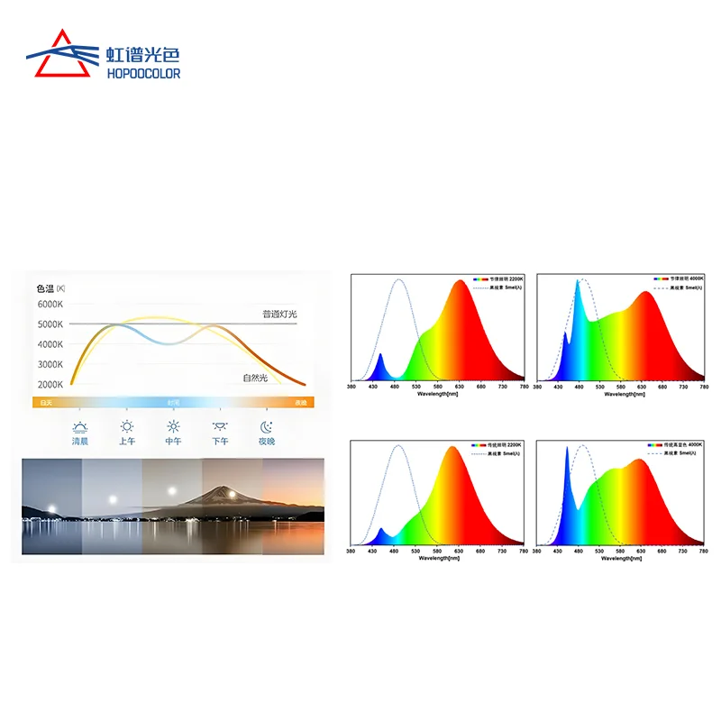 Фото Тестер против синего света Hopoocolor HPCS-330Pro 380-1000 нм PPFD PAR CCT CRI Lux Spectrum для тестера светодиодного освещения, для дома №1
