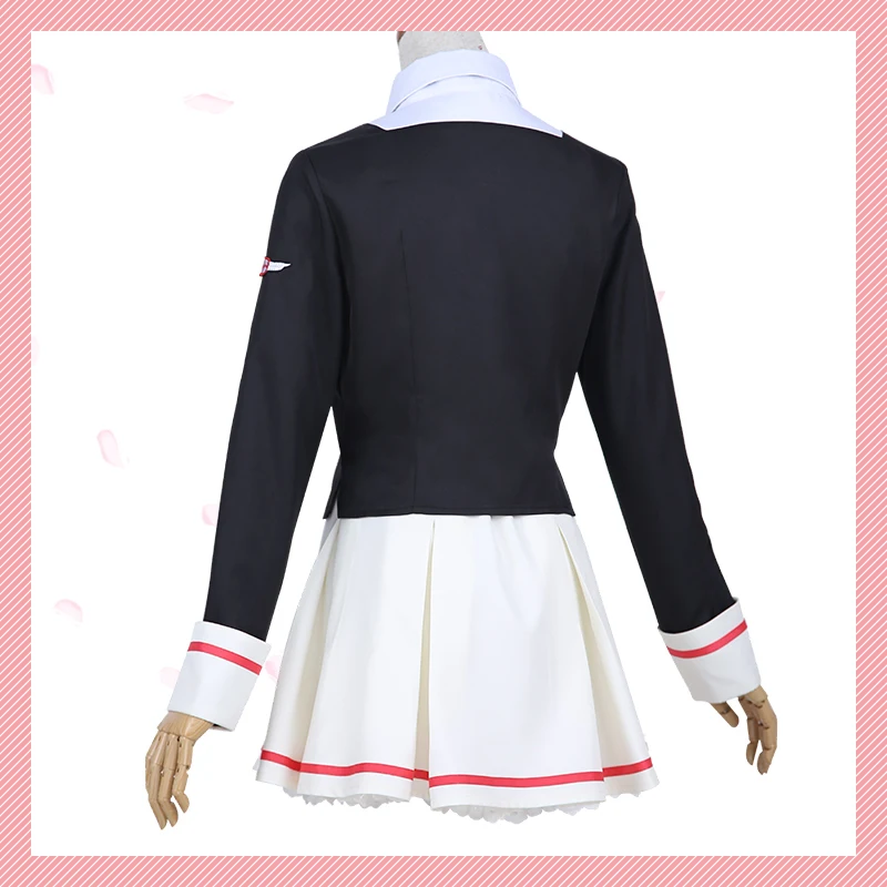 Костюм для косплея аниме Cardcaptor Sakura прозрачная карточка Kinomoto Tomoyo Daidoji школьная