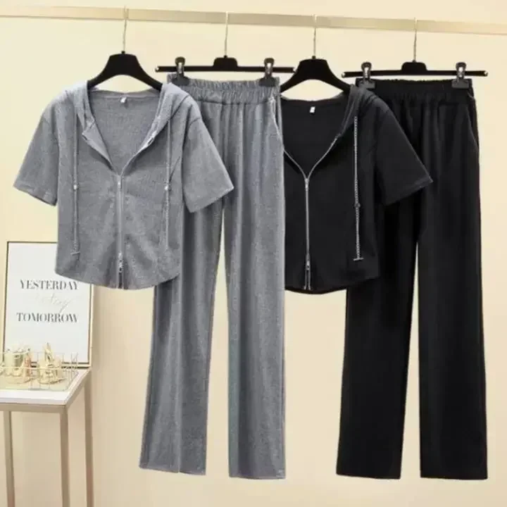 2024 Лето новый модный стильный соляной стиль жареный уличный комплект из 2