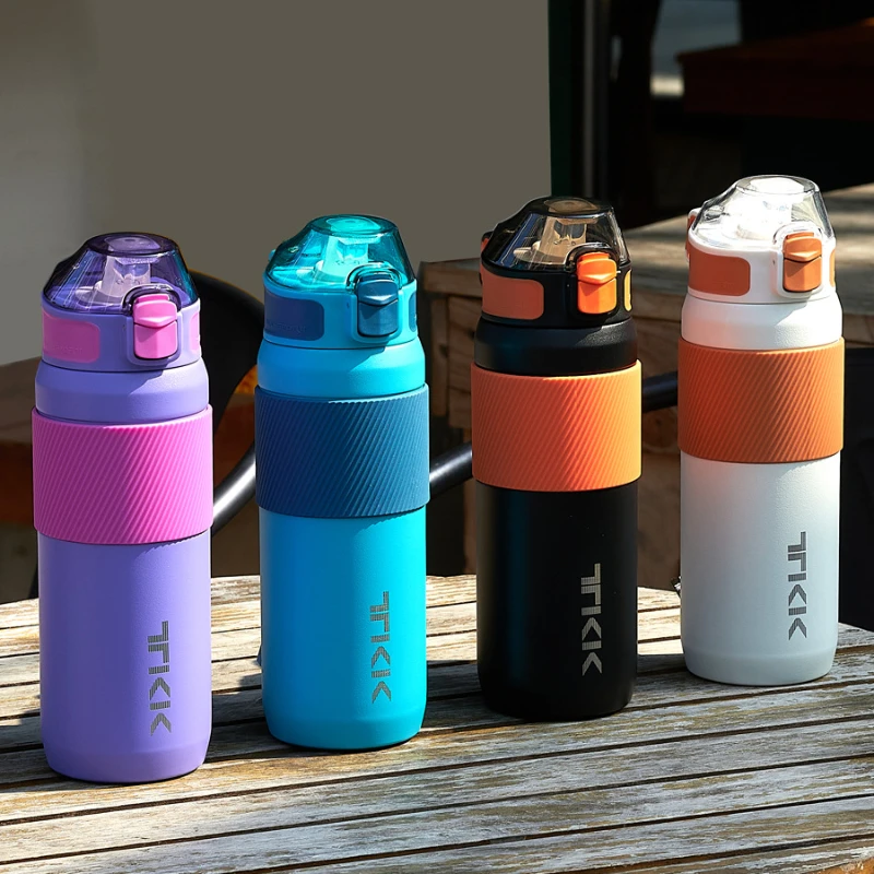 

TKK Stainless Steel Thermos Cup 316 Thermos Drinking Kettle Outdoor Portable Straw Student Cup Hydro Flask Tea Infuser Bottle