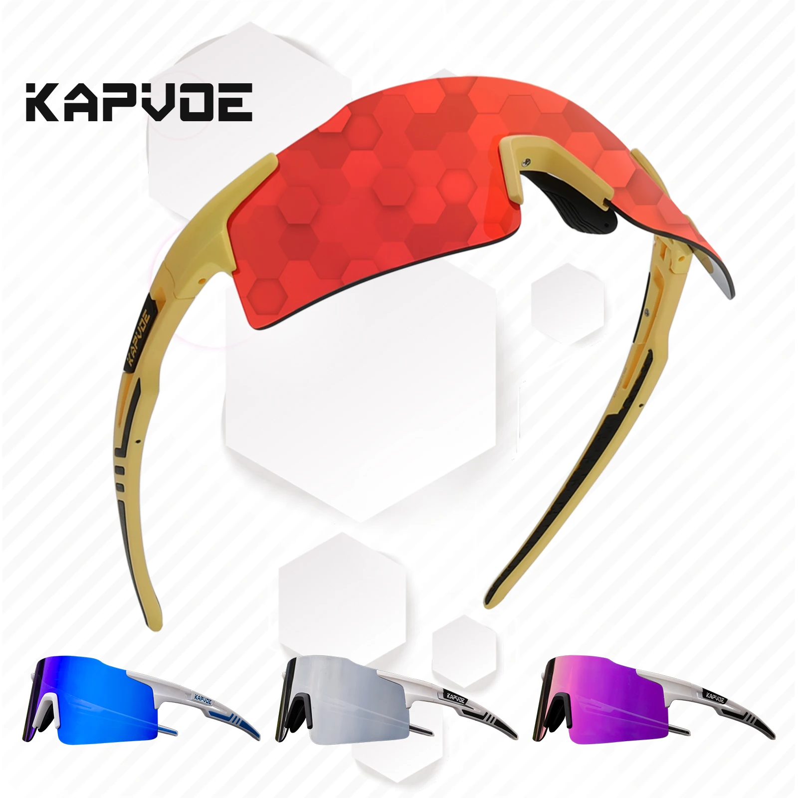 

Солнцезащитные очки Kapvoe фотохромные, поляризационные, UV400, для езды на велосипеде, занятий на открытом воздухе