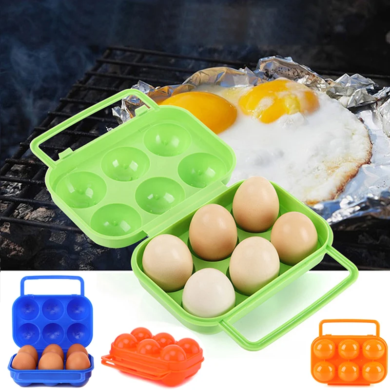 

Уличный противоударный поднос для яиц, портативный держатель для яиц, 6 дюймов, чехол для яиц, бокс для хранения на открытом воздухе, для пикн...