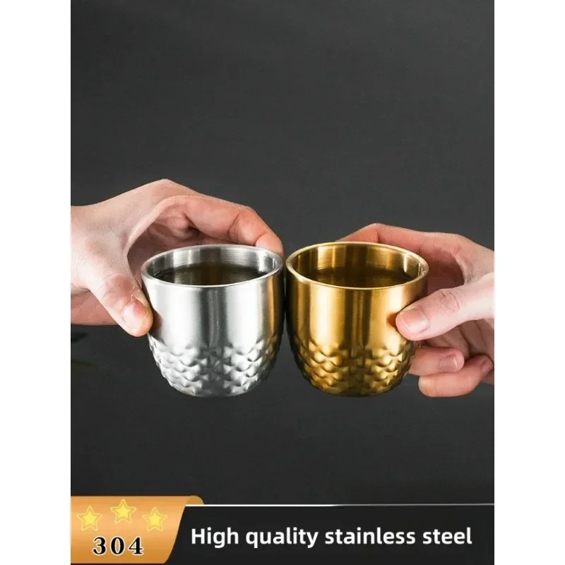 110 мл уличная походная чашка столовая посуда дорожные чашки набор из нержавеющей