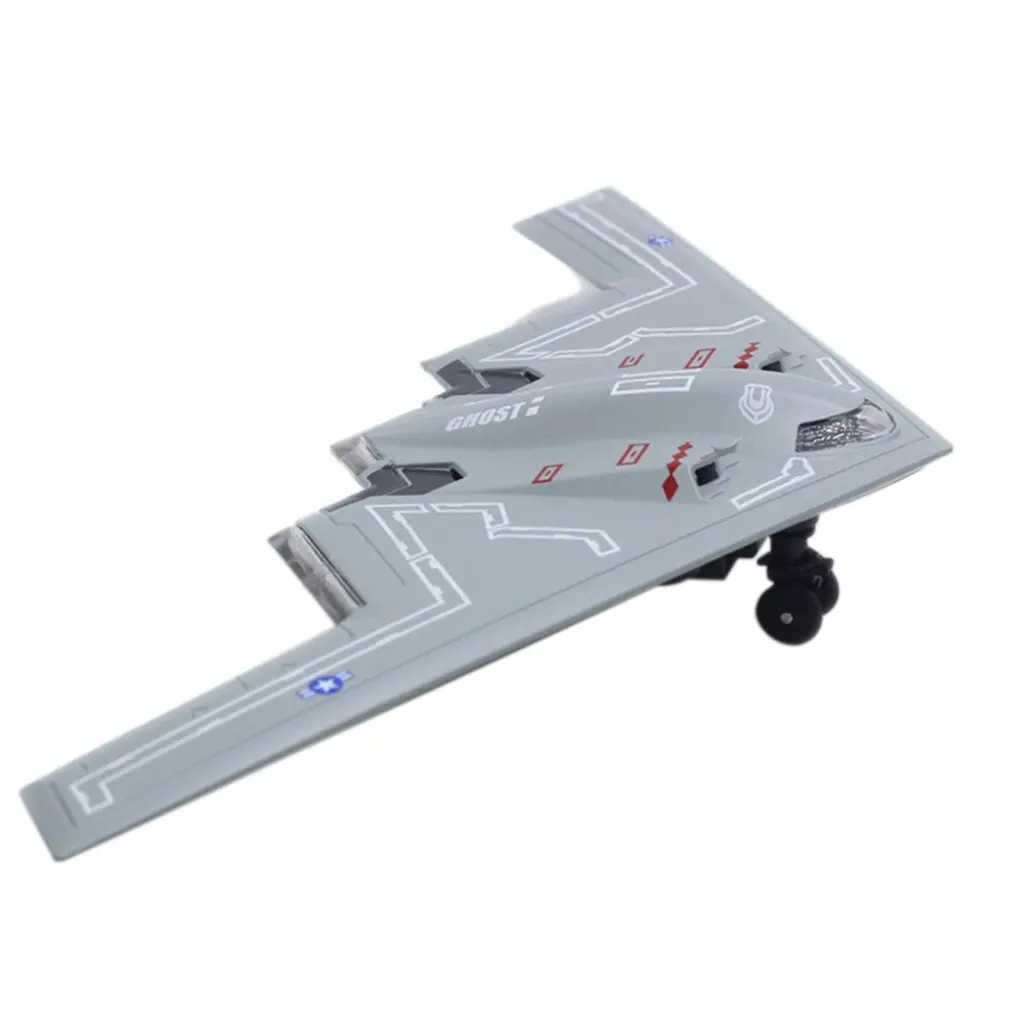 

Alloy Aircraft B-2A Fighter Model Aircraft Music Sounding Aircraft Pull Back With Lights Simulation Model