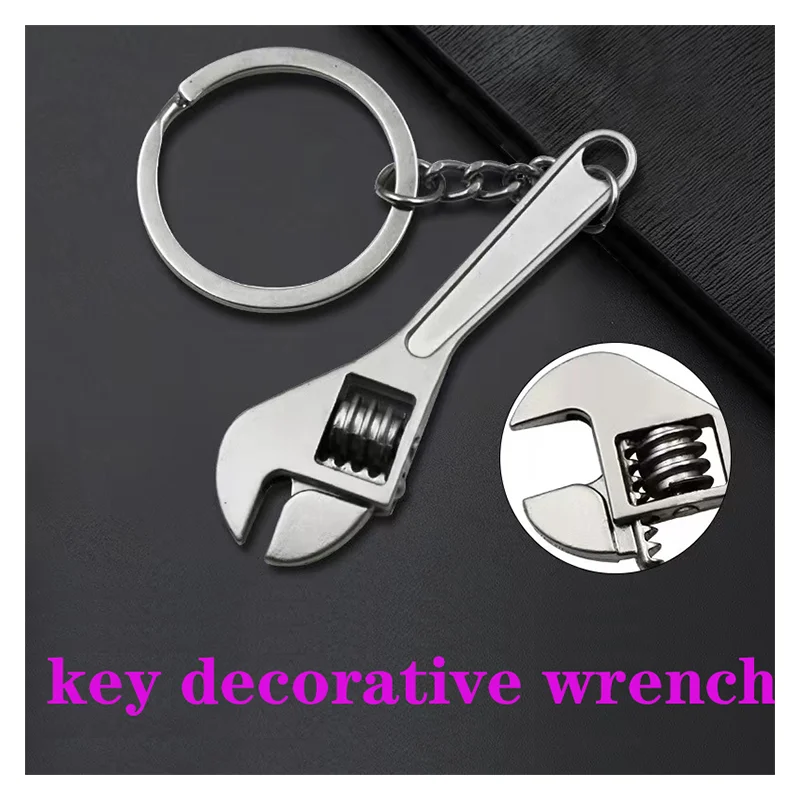 

The New Wrench Key Chain Tools Keys Kit Zinc Alloy For Hexagon Nut Hand Tools Accessories Adjustable Wrench Key And Heads Set