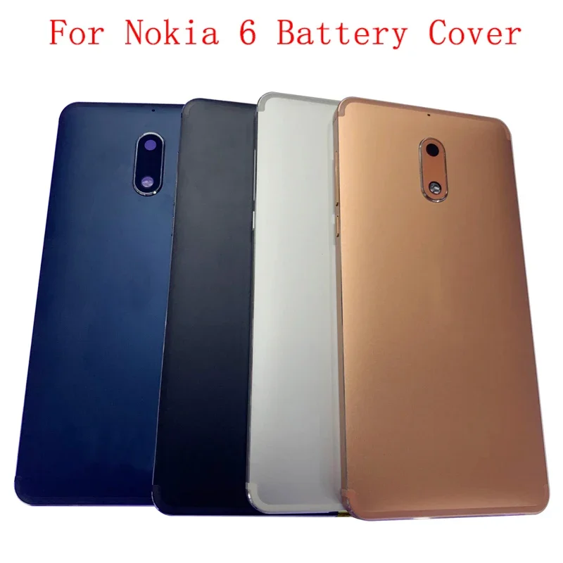 Задняя крышка батарейного отсека панель Корпус для Nokia 6 задняя с объективом