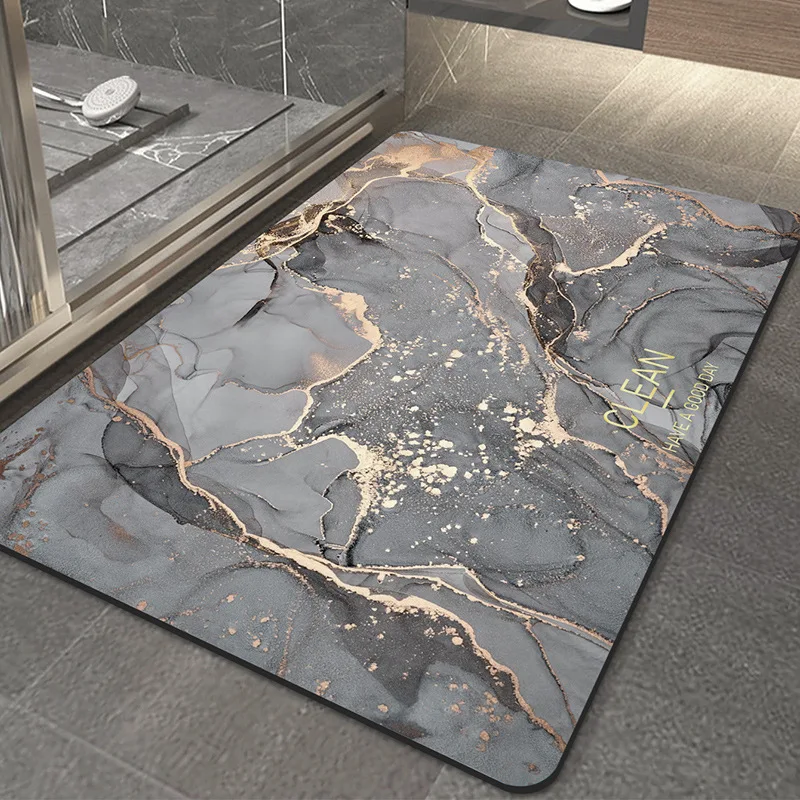 

Diatom Ooze Cushion Absorbent Bathroom Mats Non-Slip Foot Mat
