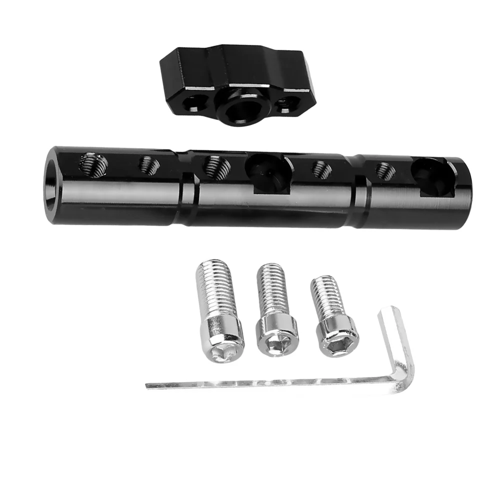 

6Pcs Motorcycle Extension Brackets Scooter Extension Racks Headlamp Cross-bars Rearview Mirror Stand