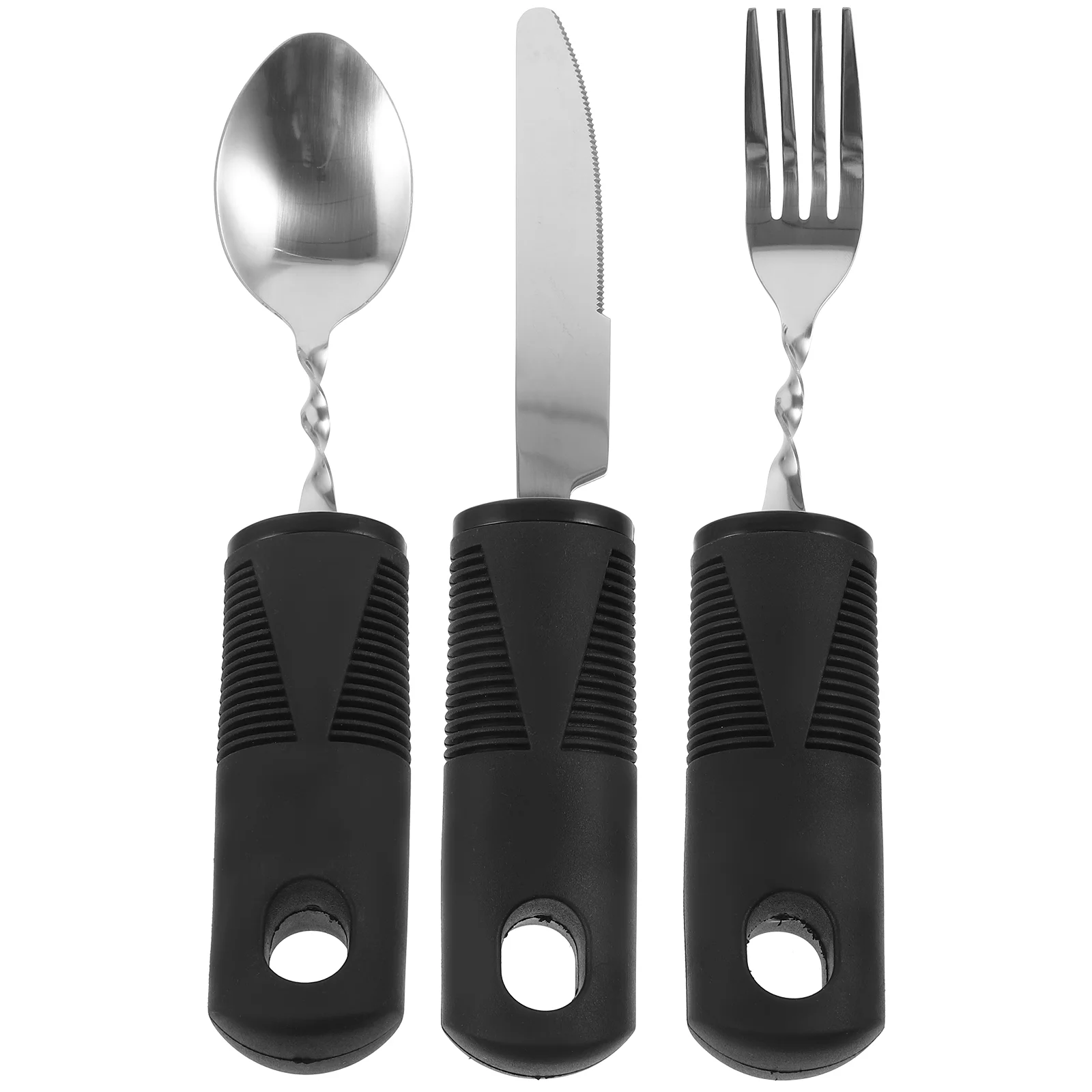 

3pcs Elderly Cutlery Elderly Adaptive Utensils Elderly Anti-shake Tableware