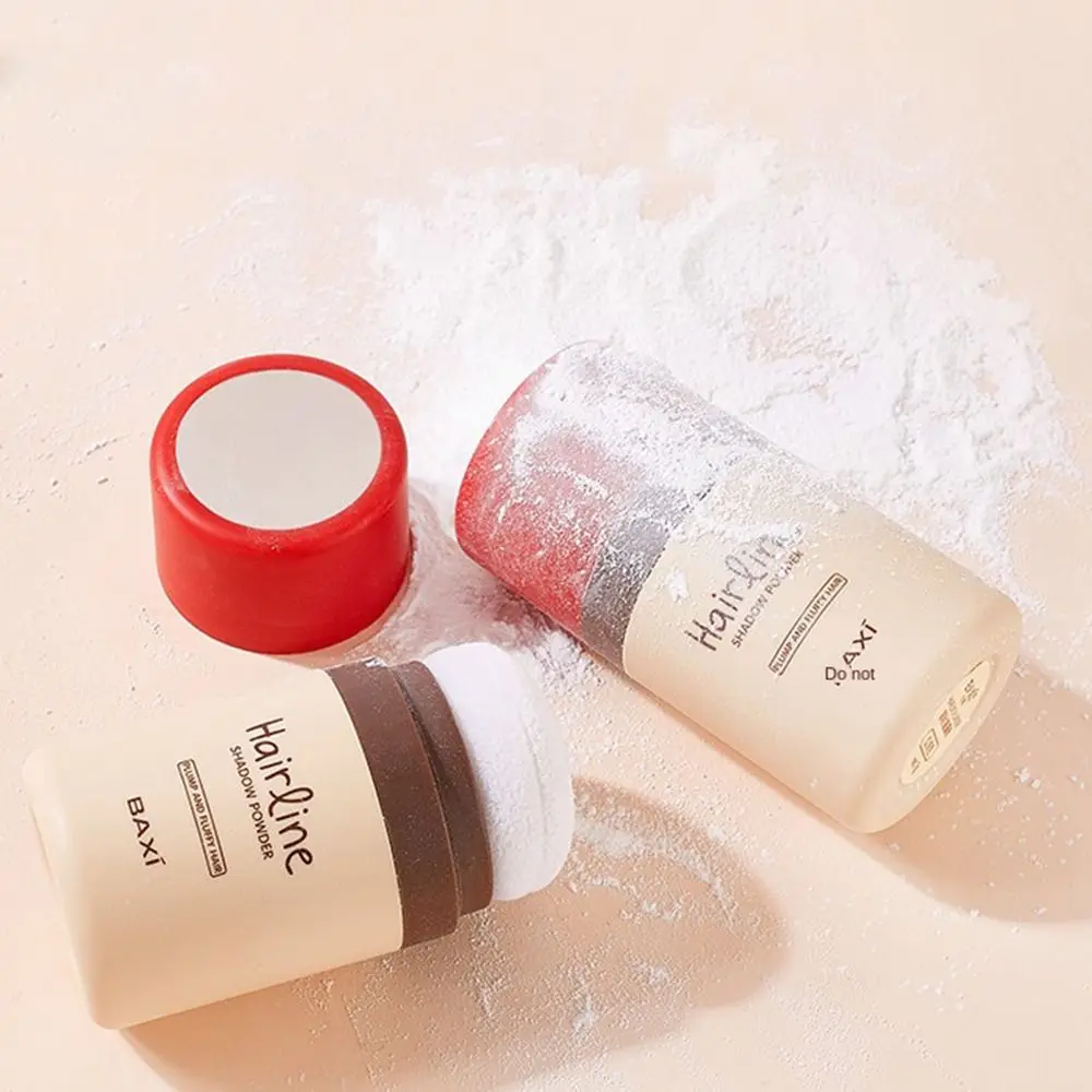 Пушистая пудра для волос с зеркалом контроль жирности впитывает жир линии роста