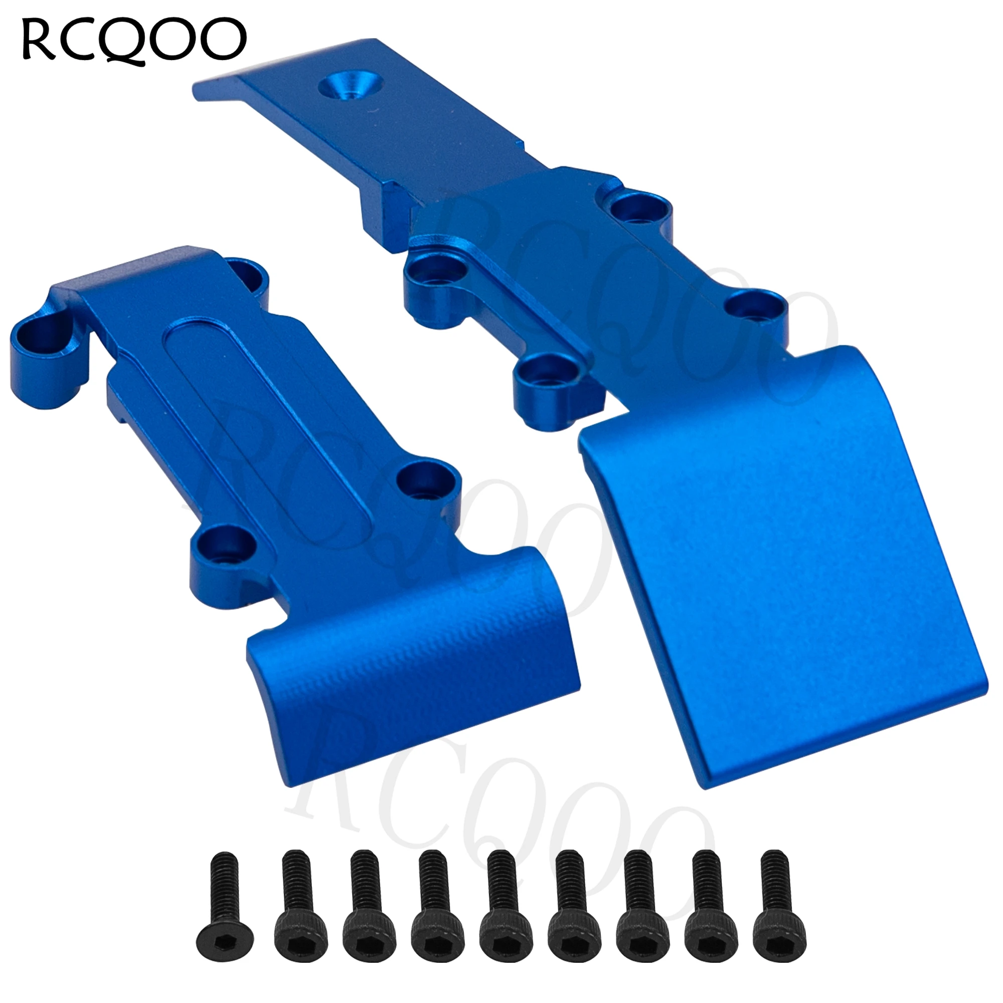 

Aluminum Alloy Front & Rear Skid Plate Skidplate Set #7037 for 1/16 Traxxas E-Revo 71054 VXL Slash 4WD 70054 Summit 72054 RC Car