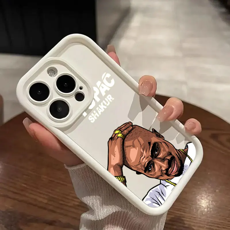 Горячий чехол для телефона Rapper Tupac 2PAC Oppo Reno12 Reno11 Reno10 Reno8 Reno7 Reno6 Z T F Pro Plus 4G 5G с мягкой
