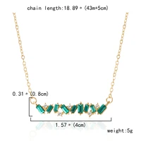 2022 new fashion luxury geometric chain necklaces jewelry for womens trendy clavicle chain wedding party accessories gift