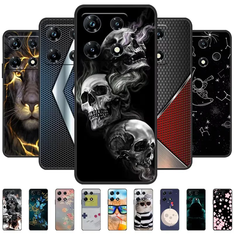 Фото Чехол для Infinix Note 30 4G/5G, мягкий силиконовый противоударный чехол для Infinix Note 30i 30 Pro, черный чехол из ТПУ Fundas Note30Pro Coque №1