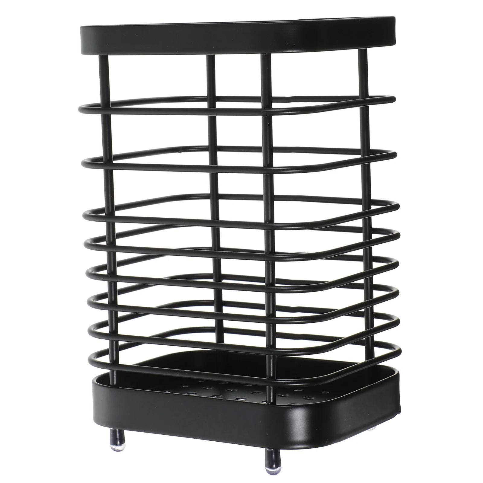 

Household Chopstick Organizer Multi-functional Cutlery Draining Holder Iron Kitchen Utensil Organizer