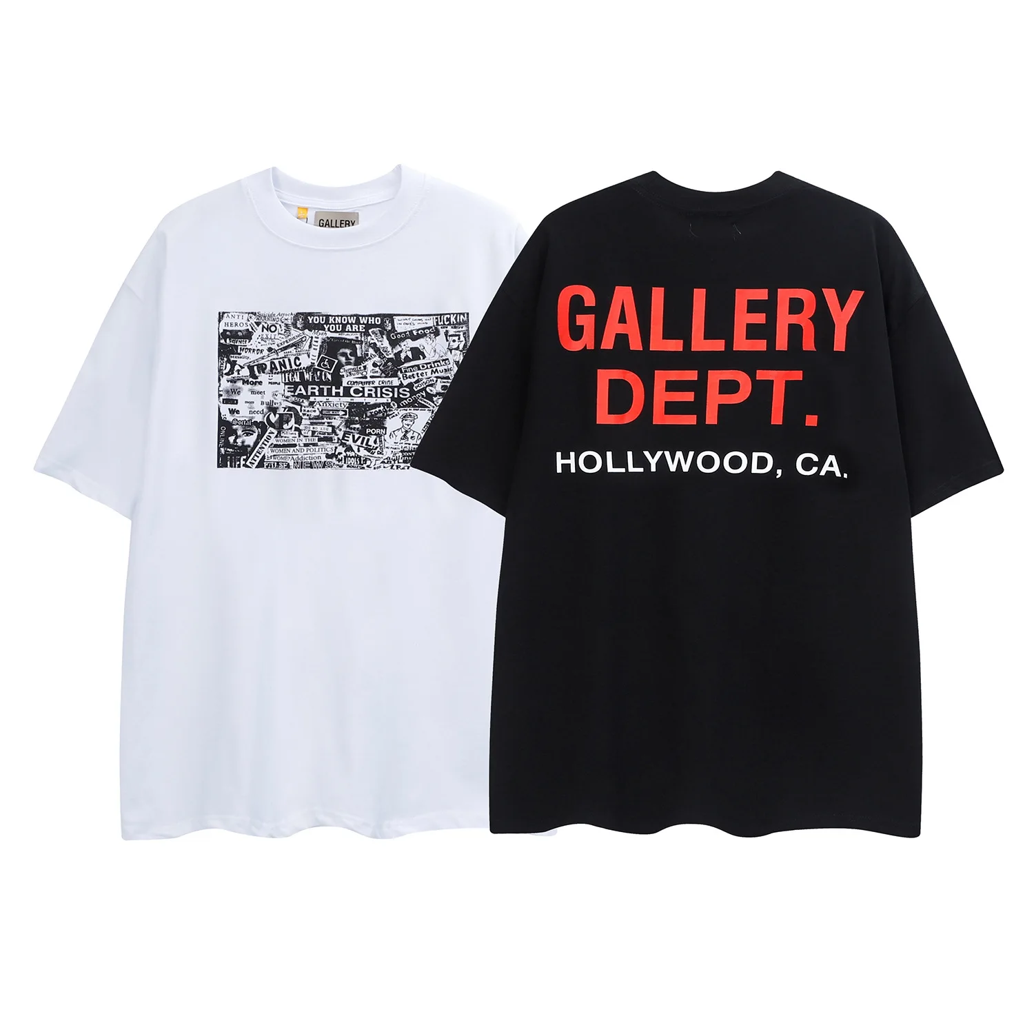 

Gallery Dept 2023 New Fashion Letter Print Woman Original T Shirt Men Women Tops Summer Short Sleeve Cotton Tshirt