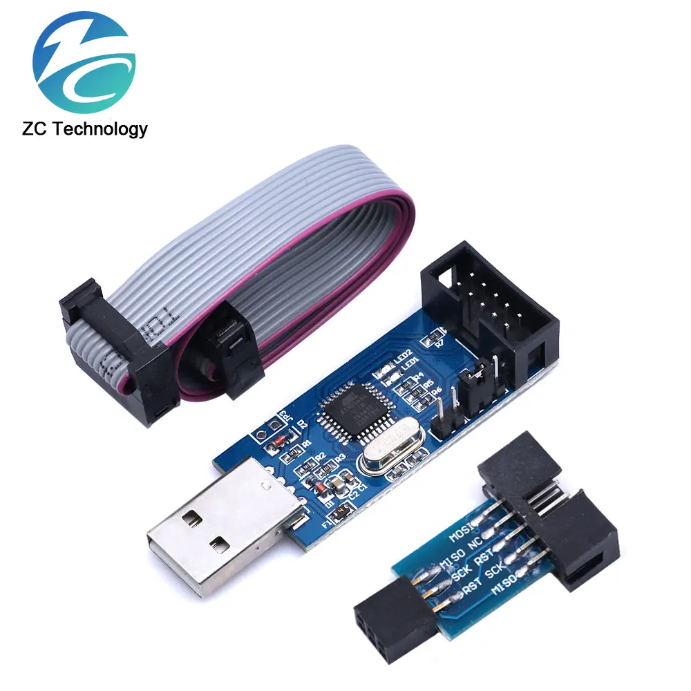 Официальный программатор USBASP USBISP AVR USB ISP ASP ATMEGA8 ATMEGA128 с поддержкой Win7 64