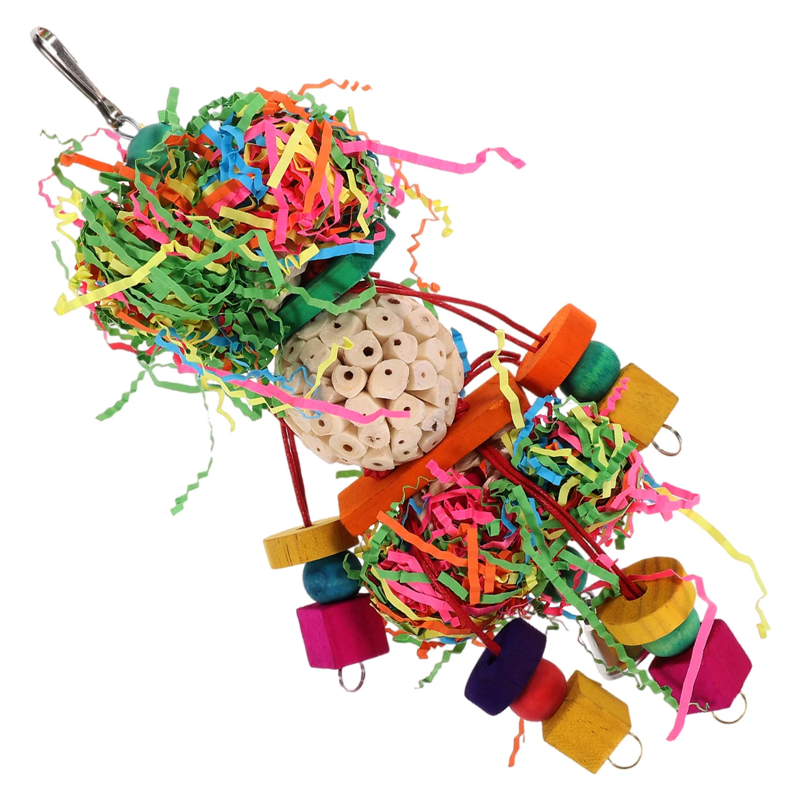 

Parrot Shredding Toy Bird Shredding Toy Bird Chew Toy Birdcage Accessory Birdcage Hanging Toy