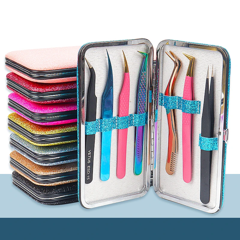 Профессиональный пинцет для ресниц сумки наращивания Кисть макияжа подводка